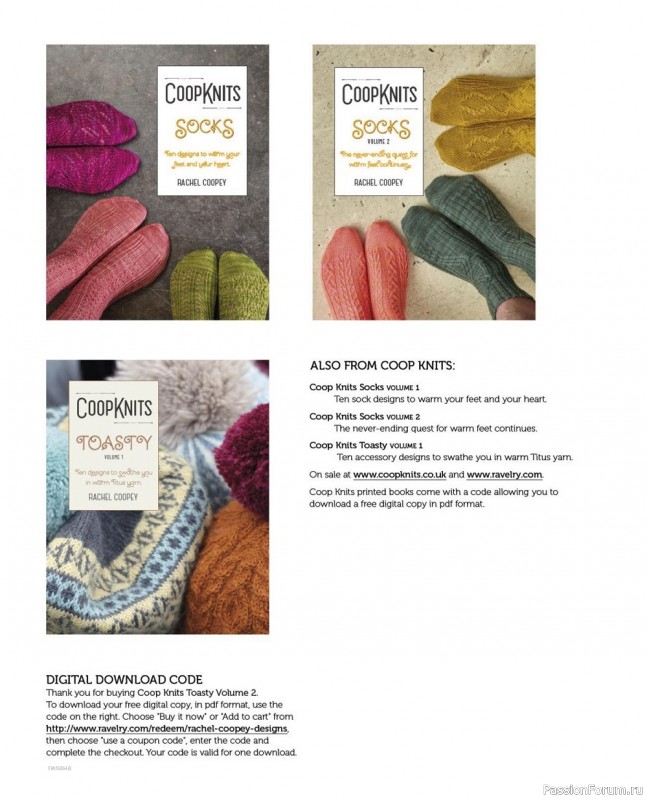 Коллекция моделей шапок в книге «Coop Knits Toasty - Volume 1-2»
