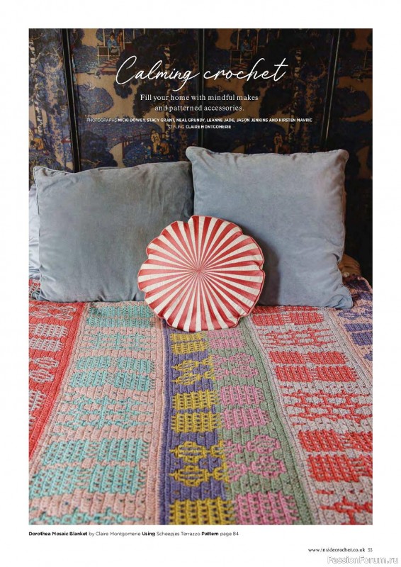 Вязаные проекты крючком в журнале «Inside Crochet»