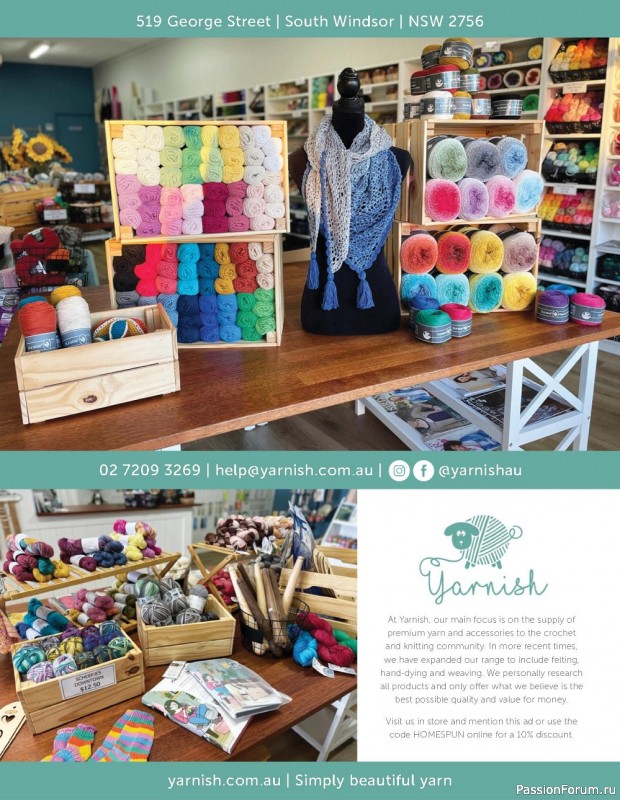 Вязаные проекты спицами в журнале «Homespun Knitting №3 2022»
