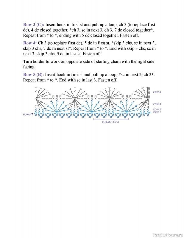 Вязаные проекты в книге &laquo;150 Crochet Borders&raquo;. Часть 2