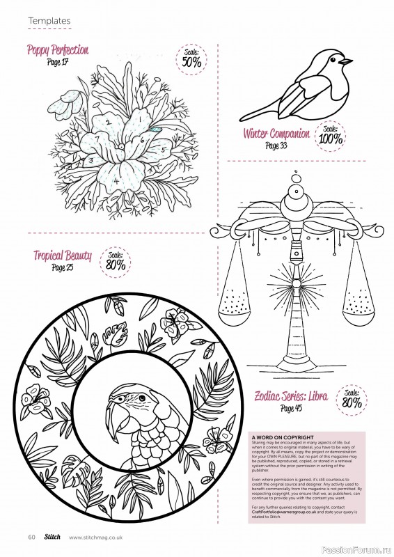 Коллекция проектов для рукодельниц в журнале «Stitch Magazine №157 2025»