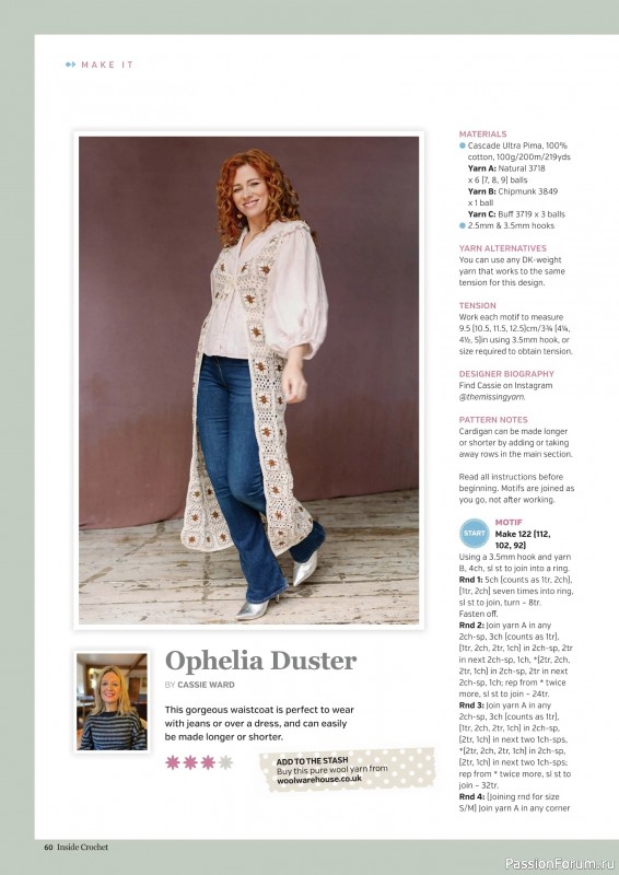 Вязаные проекты крючком в журнале &laquo;Inside Crochet №188 2026&raquo;