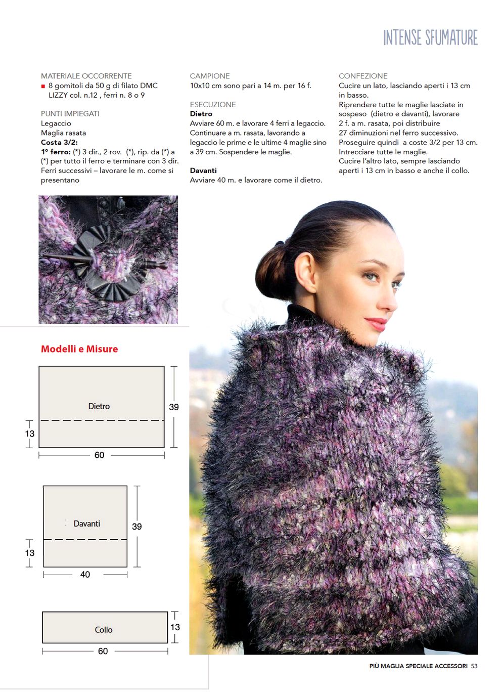 Шали в итальянском журнале "Piu Maglia Sheciale. Scialli №8 2021"