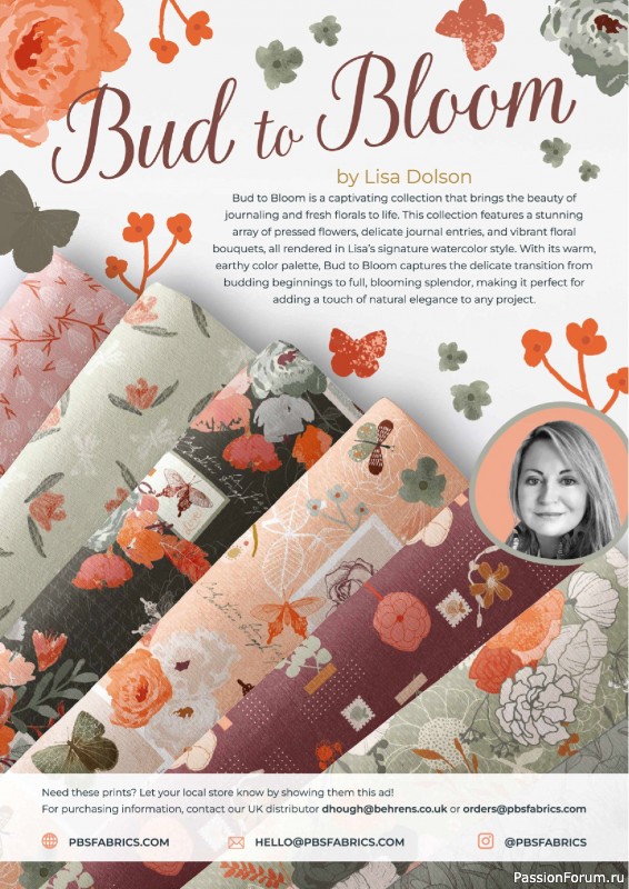Коллекция проектов для рукодельниц в журнале «Love Patchwork & Quilting №147 2025»