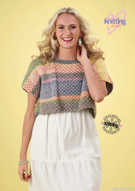 Вязаные проекты крючком в журнале «Simply Knitting №238 2023»