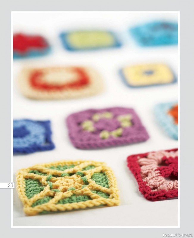 Вязаные проекты в книге «Go Crochet! Afghan Design Workshop».