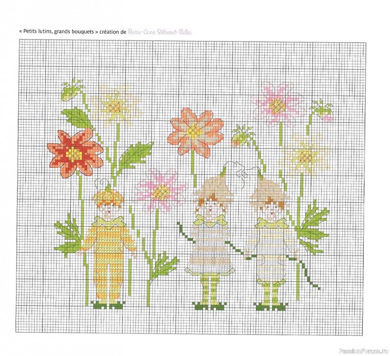 Коллекция вышивки в книге «Reves de fleurs - 2026»