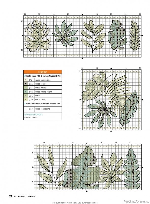 Коллекция вышивки в журнале «I Love Punto Croce Speciale №10 2022»