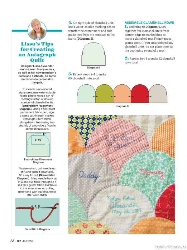 Коллекция проектов для рукодельниц в журнале «American Patchwork & Quilting №201 2026»