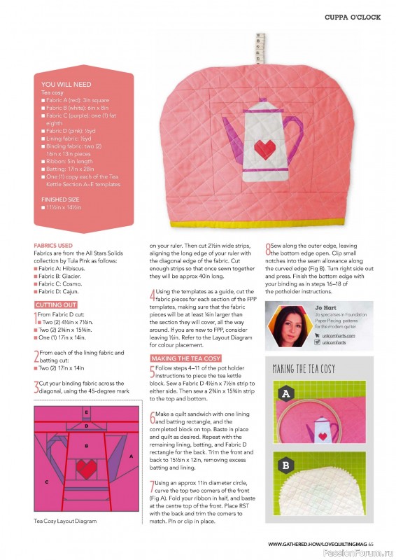 Коллекция проектов для рукодельниц в журнале «Love Patchwork & Quilting №145 2024»