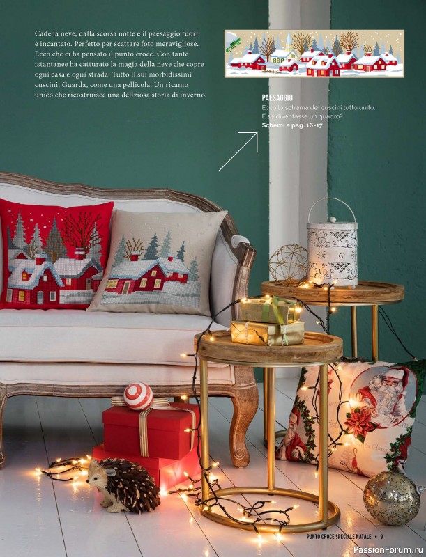 Коллекция проектов для рукодельниц в журнале «Mani di Fata Speciale Punto Croce - Natale 2025»