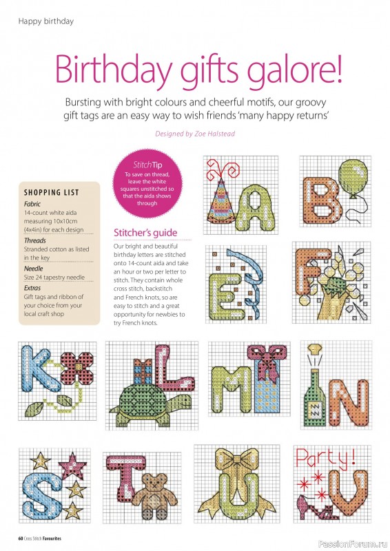 Коллекция вышивки в журнале «Cross Stitch Favourites №43 2025»