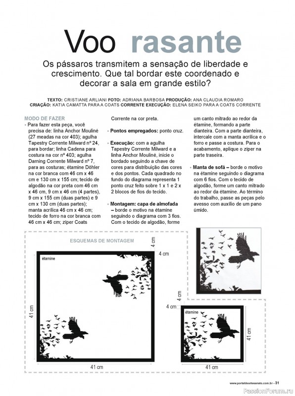 Коллекция вышивки в журнале «Ponto Cruz №22 2024»