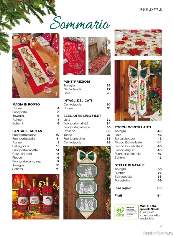 Коллекция проектов для рукодельниц в журнале «Mani di Fata - Speciale Natale №3 2025»