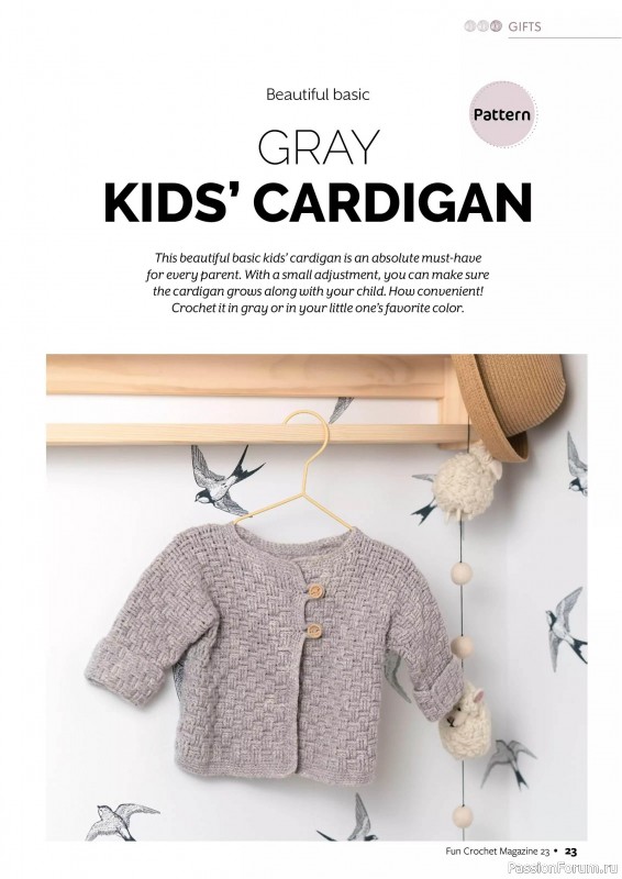 Вязаные проекты крючком в журнале «Fun Crochet Magazine №23 2025»