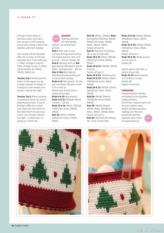 Вязаные проекты крючком в журнале «Inside Crochet №184 2025»