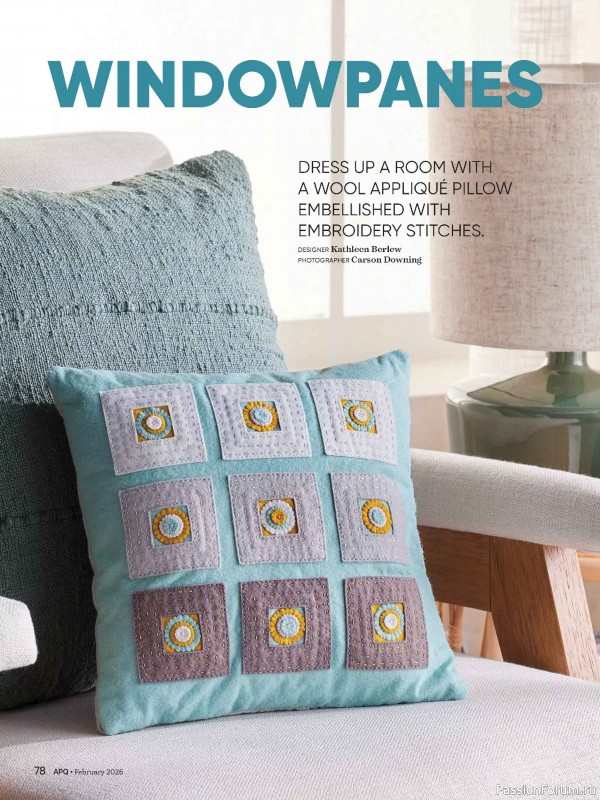 Коллекция проектов для рукодельниц в журнале «American Patchwork & Quilting №198 2025»