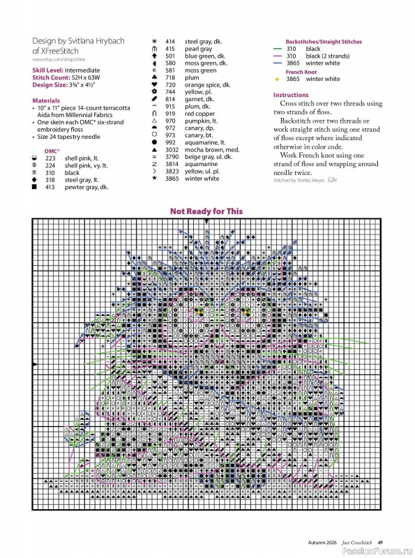 Коллекция вышивки в журнале &laquo;Just CrossStitch - Autumn 2026&raquo;