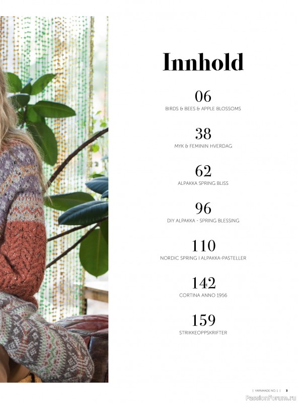 Вязаные проекты в журнале &laquo;Yarnmade №1 2020 Spring & Summer&raquo;