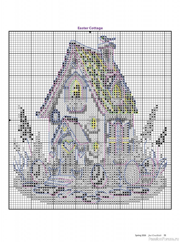 Коллекция вышивки в журнале &laquo;Just CrossStitch - Spring 2026&raquo;