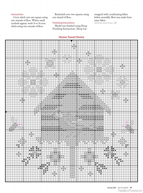 Коллекция вышивки в журнале &laquo;Just CrossStitch - Spring 2026&raquo;