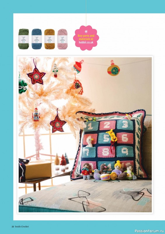 Вязаные проекты крючком в журнале «Inside Crochet №184 2025»