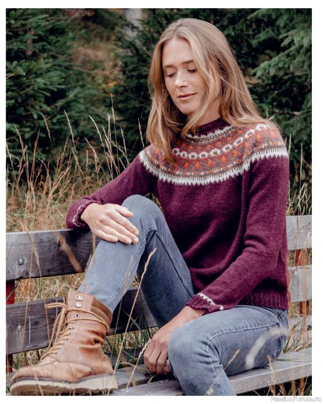 Вязаные проекты в книге «Top-Down Colorwork Knit Sweaters and Accessories». Продолжение
