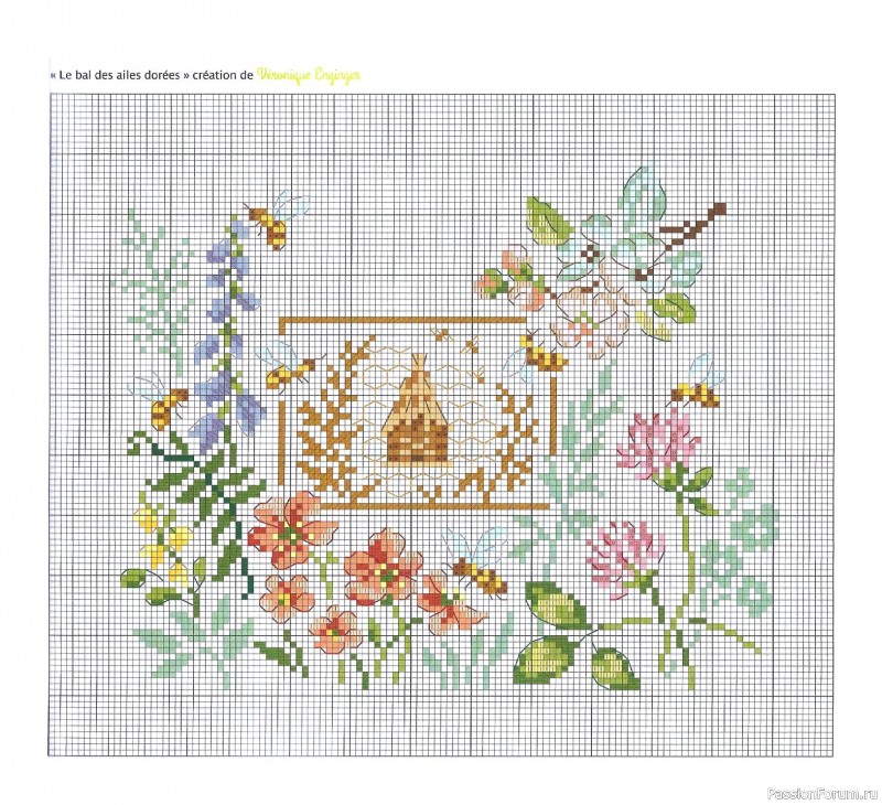 Коллекция вышивки в книге «Reves de fleurs - 2026»