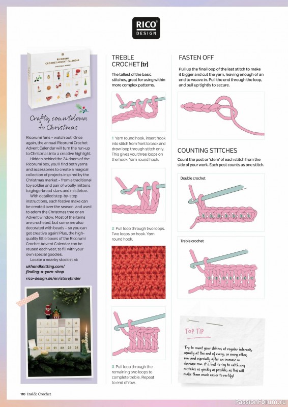 Вязаные проекты крючком в журнале «Inside Crochet №184 2025»