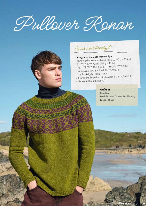 Вязаные проекты в журнале «Einfach Stricken №6 2025»