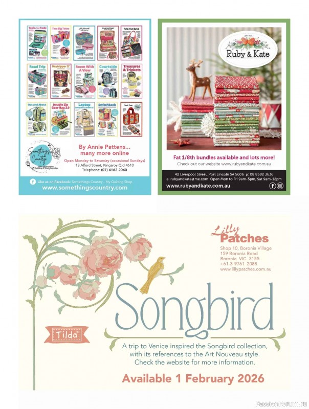 Коллекция проектов для рукодельниц в журнале &laquo;Quilters Companion №137 2026&raquo;