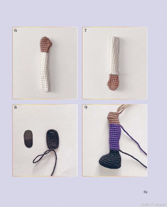 Вязаные проекты в книге &laquo;Киногуруми&raquo;.