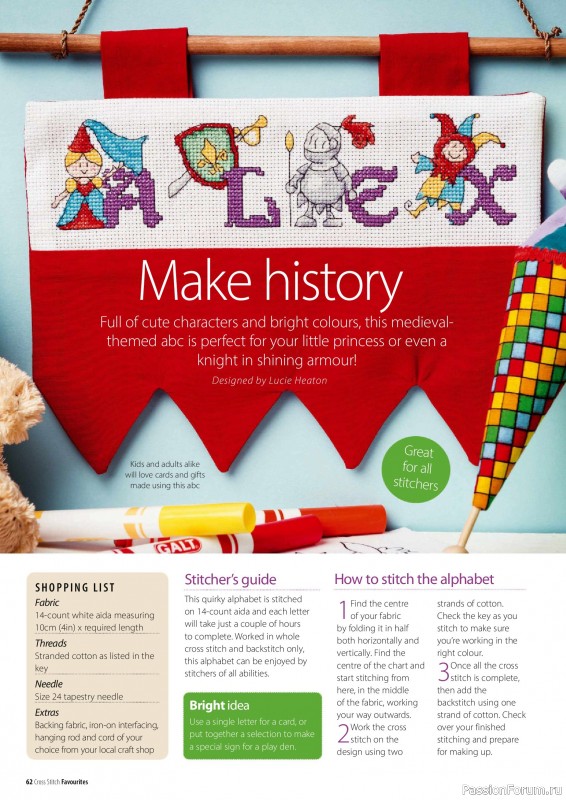 Коллекция вышивки в журнале «Cross Stitch Favourites №43 2025»