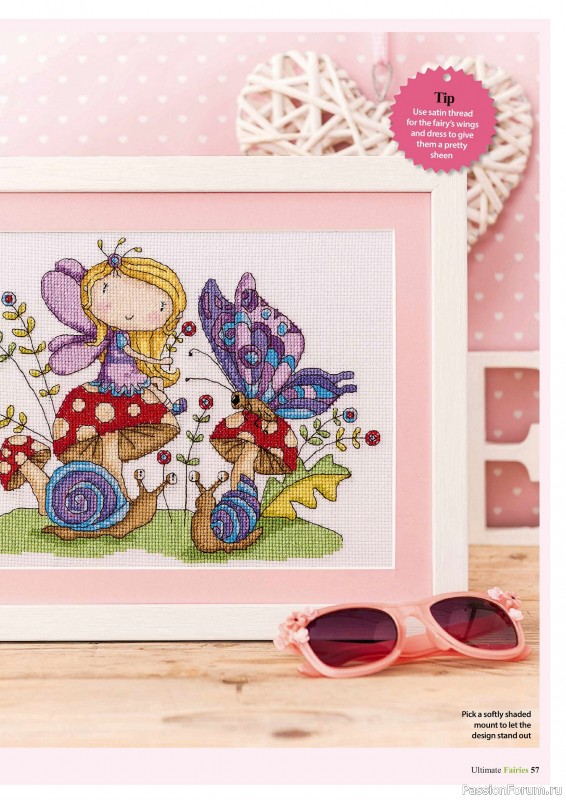 Коллекция вышивки в журнале «Ultimate CrossStitch Faries - November 2025»