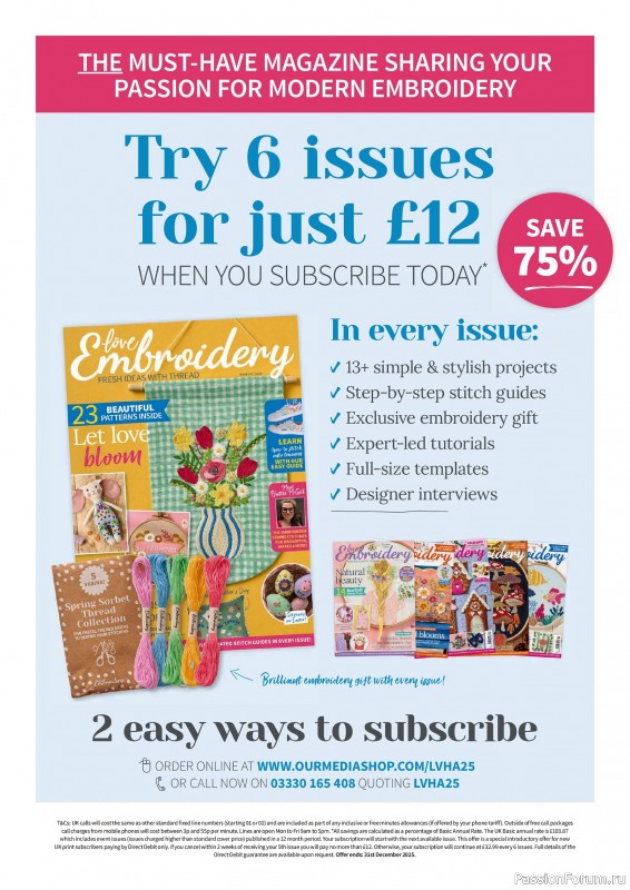 Коллекция вышивки в журнале «Ultimate CrossStitch Faries - November 2025»