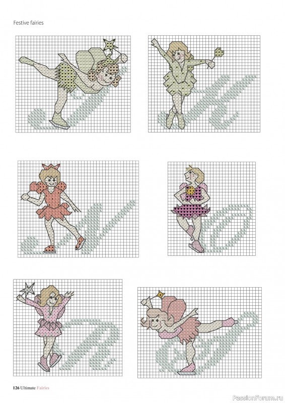 Коллекция вышивки в журнале «Ultimate CrossStitch Faries - November 2025»