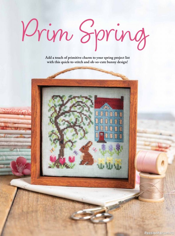 Коллекция вышивки в журнале &laquo;Just CrossStitch - Spring 2026&raquo;