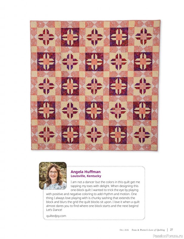 Коллекция проектов для рукодельниц в журнале &laquo;Love of Quilting - Fall 20266&raquo;