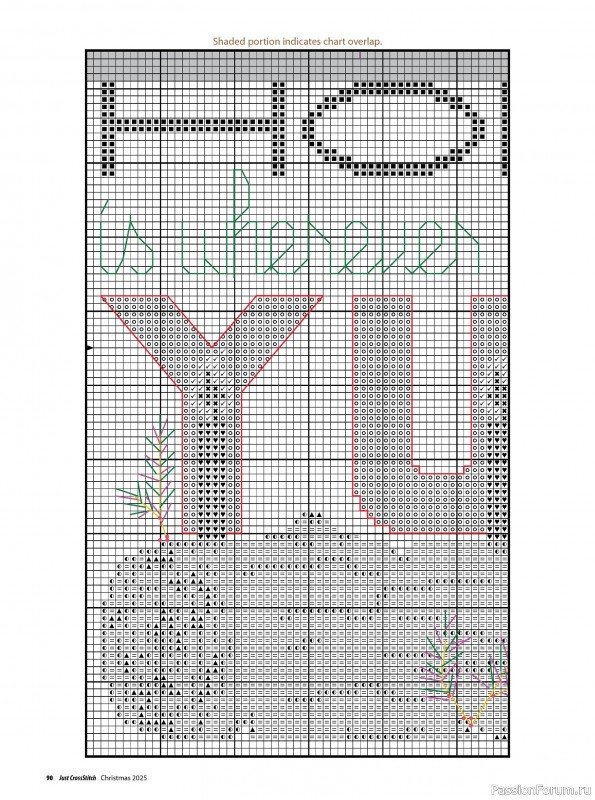 Коллекция вышивки в журнале «Just CrossStitch - Christmas 2025»