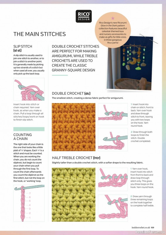 Вязаные проекты крючком в журнале «Inside Crochet №184 2025»