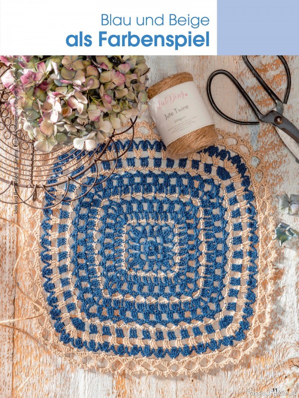 Вязаные проекты спицами в журнале «Hakeln Kreativ №6 2025»