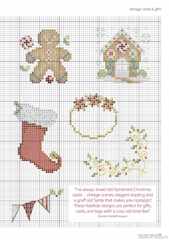 Коллекция вышивки в журнале «Cross Stitch Favourites - Christmas 2022»