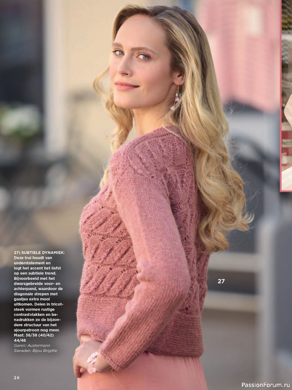 Вязаные модели в журнале &laquo;Sandra №30 2026 Nederland&raquo;