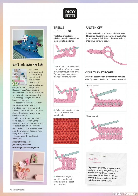 Вязаные проекты крючком в журнале &laquo;Inside Crochet №188 2026&raquo;