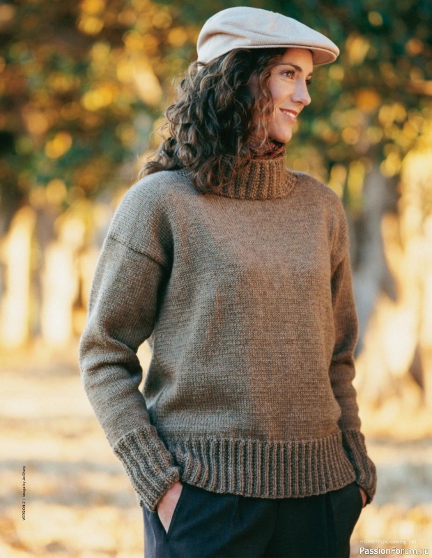Вязаные проекты спицами в журнале «Homespun Knitting №3 2022»