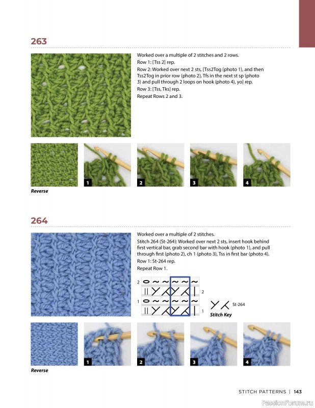 Вязаные проекты в книге « Tunisian Crochet». Продолжение