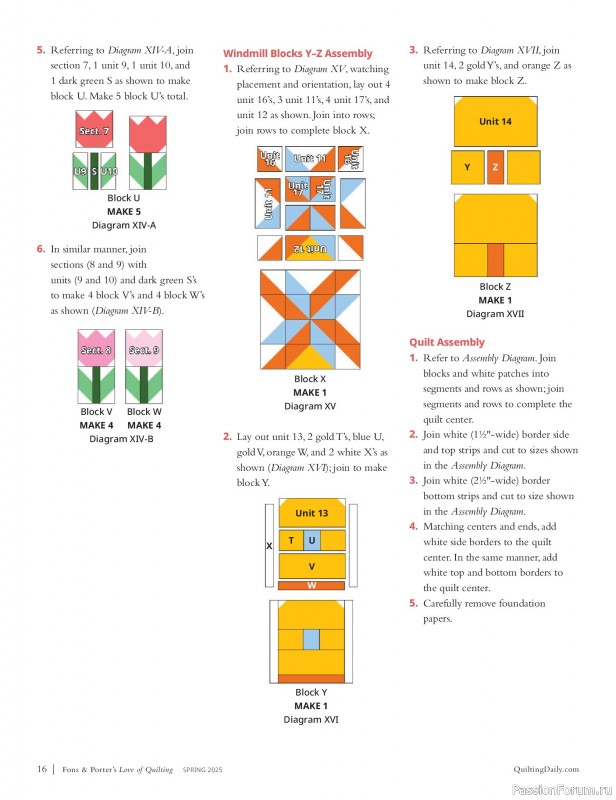 Коллекция проектов для рукодельниц в журнале «Fons & Porter’s Love of Quilting – Spring 2025»
