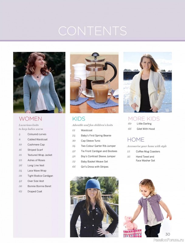 Вязаные модели спицами в журнале «Creative Knitting №91 2025»