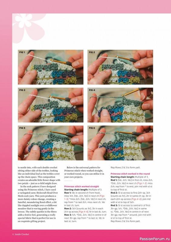 Вязаные проекты крючком в журнале «Inside Crochet №184 2025»