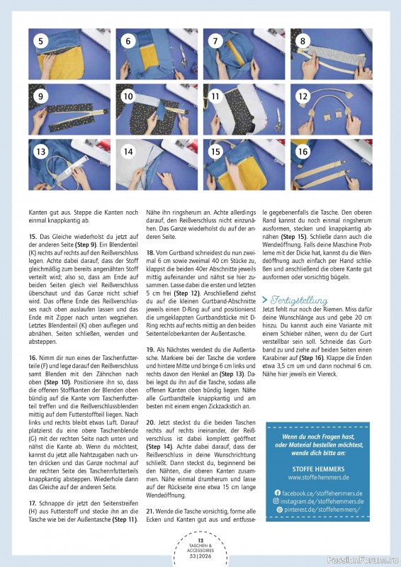 Коллекция проектов для рукодельниц в журнале &laquo;Patchwork Magazin Spezial №53 2026&raquo;